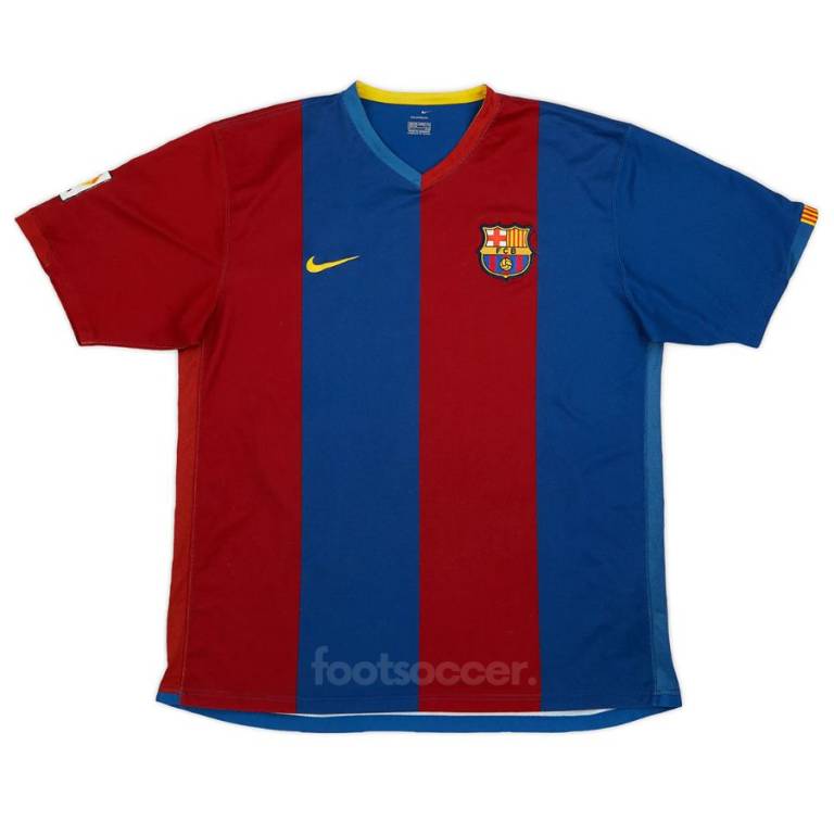 Maillot Barca Domicile 2006 2007 Ronaldinho (2)
