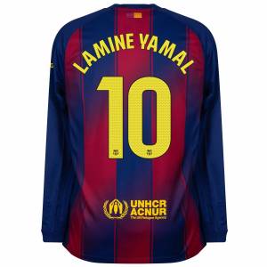 Maillot Barca Domicile 2025 2026 Lamine Yamal Manches Longues (2)