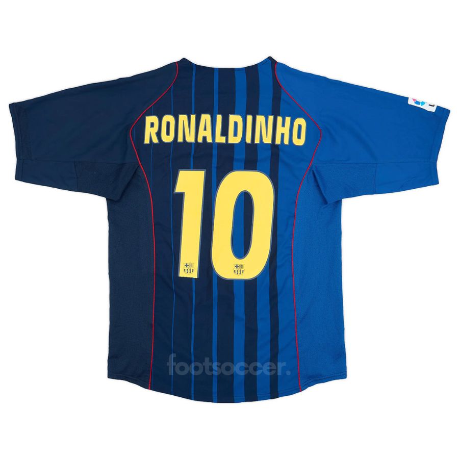 Maillot Barca Exterieur 2004 2005 Ronaldinho (1)