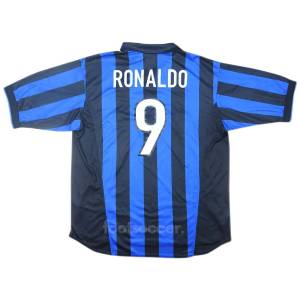 Maillot Inter Milan Domicile 1998 1999 Ronaldo