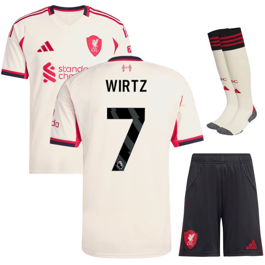 Maillot Kit Enfant Liverpool Exterieur 2025 2026 Wirtz
