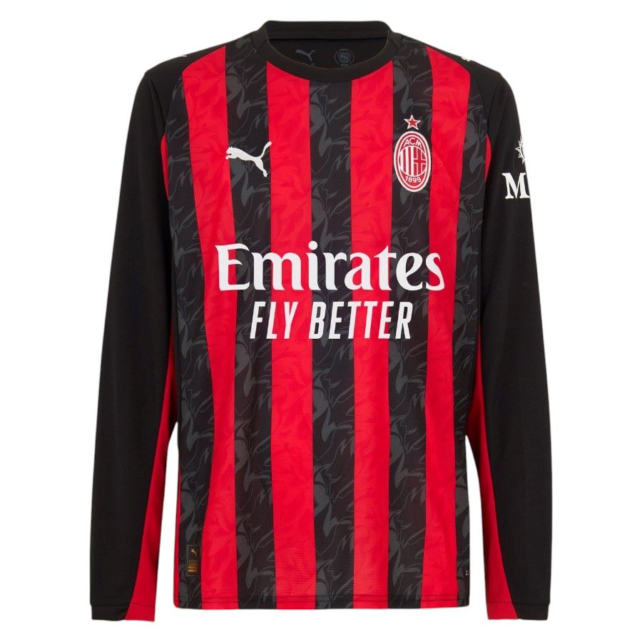 Maillot Milan AC Domicile 2025 2026 Manches Longues (1)