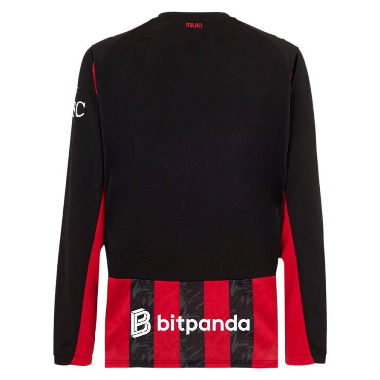 Maillot Milan AC Domicile 2025 2026 Manches Longues (2)