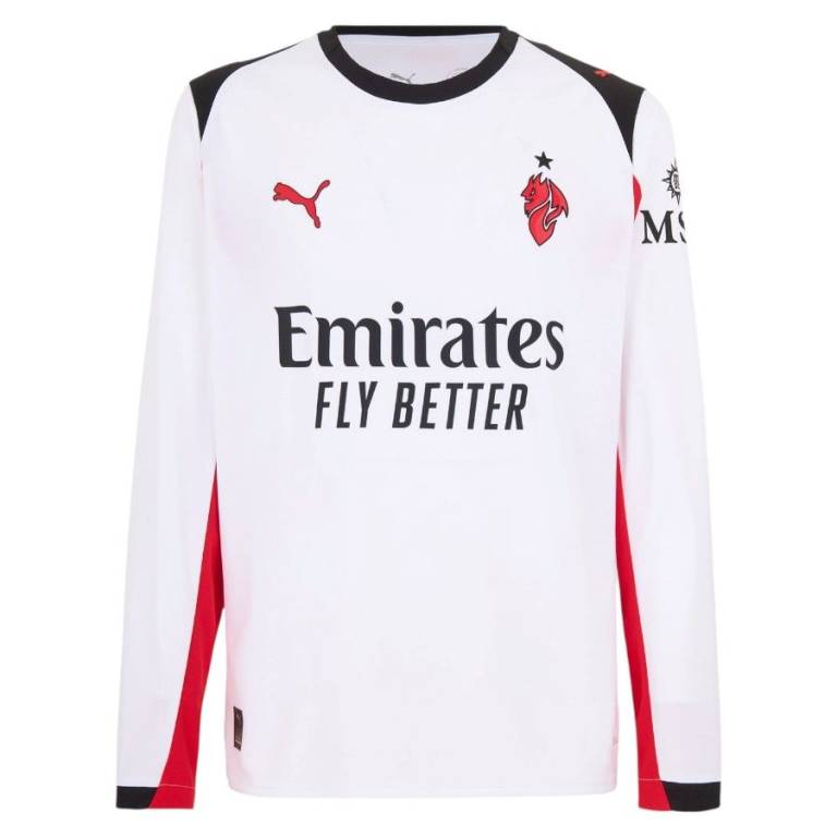 Maillot Milan AC Exterieur 2025 2026 Manches Longues (1)