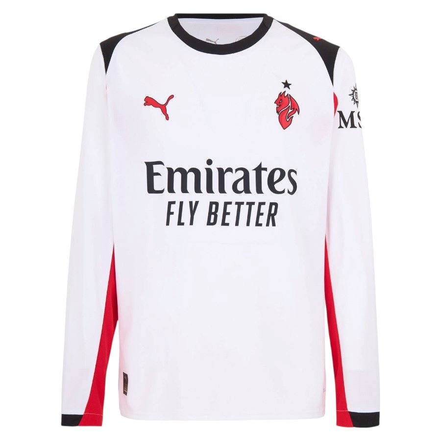 Maillot Milan AC Exterieur 2025 2026 Manches Longues (1)