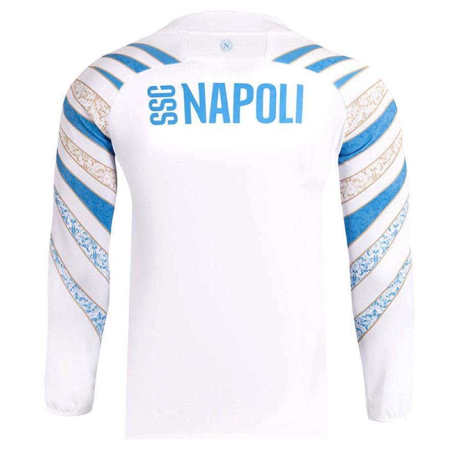 Maillot Naples Pre-Match 2025 2026 Manches longues (4)