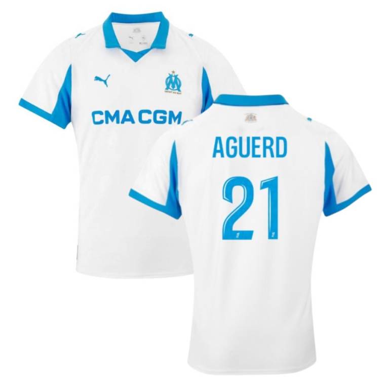 Maillot OM Domicile 2025 2026 Aguerd (1)