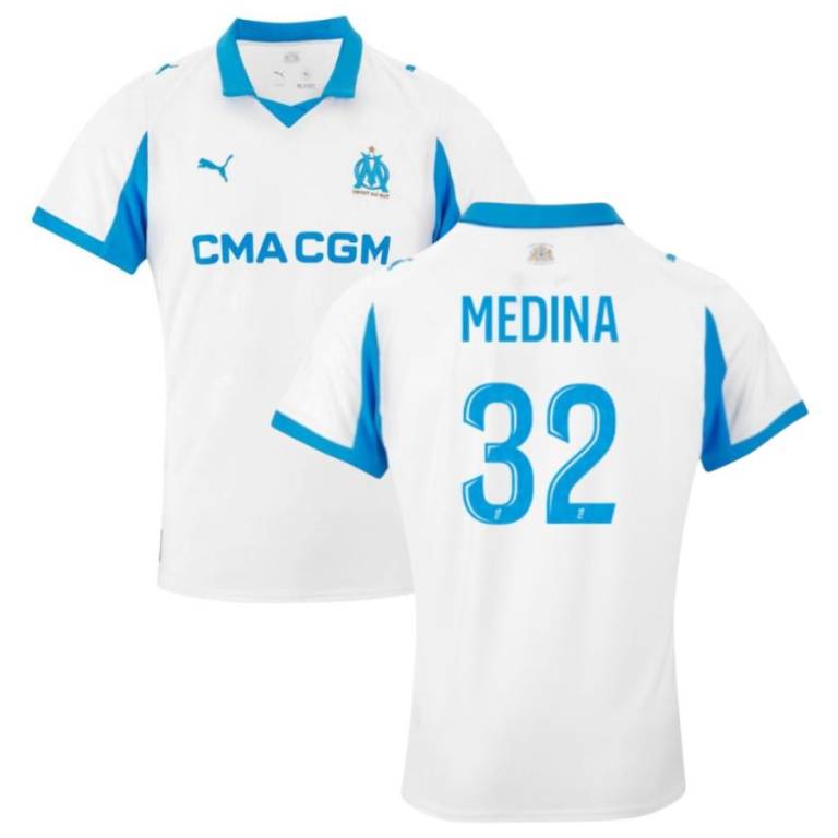 Maillot OM Domicile 2025 2026 MEDINA (1)