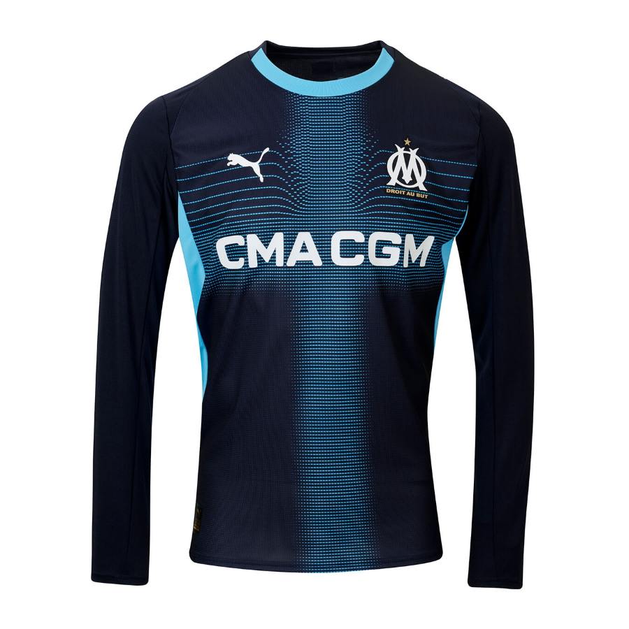 Maillot OM Exterieur 2025 2026 Manches Longues (1)