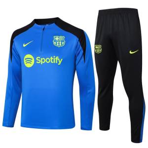 Survetement Barca Training 2024 2025 Bleu Océan
