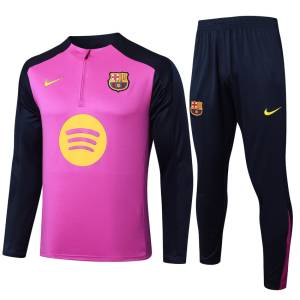 Survetement Barca Training 2025 2026 Rose Clair