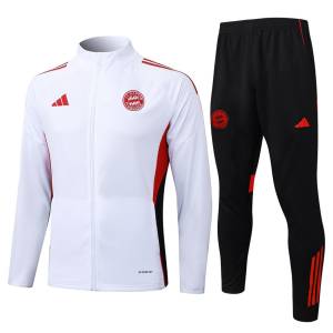 Survetement Bayern Munich Veste 2025 2026 Blanc Clair
