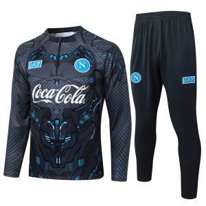 Survetement Naples Training 2025 2026 Noir Motif