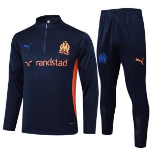 Survetement OM Training 2024 2025 Bleu Foncé