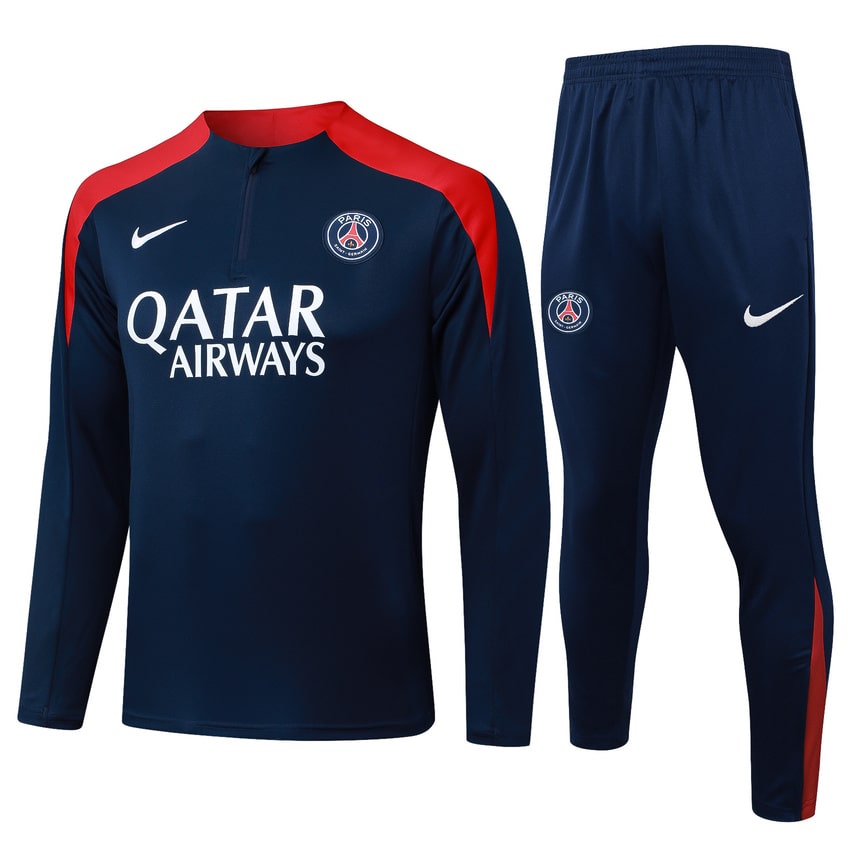 ウェア PSG 2025/2026 Training Suit PSG Training Suit 2025 2026 Blue Red | Pro Soccer Foot