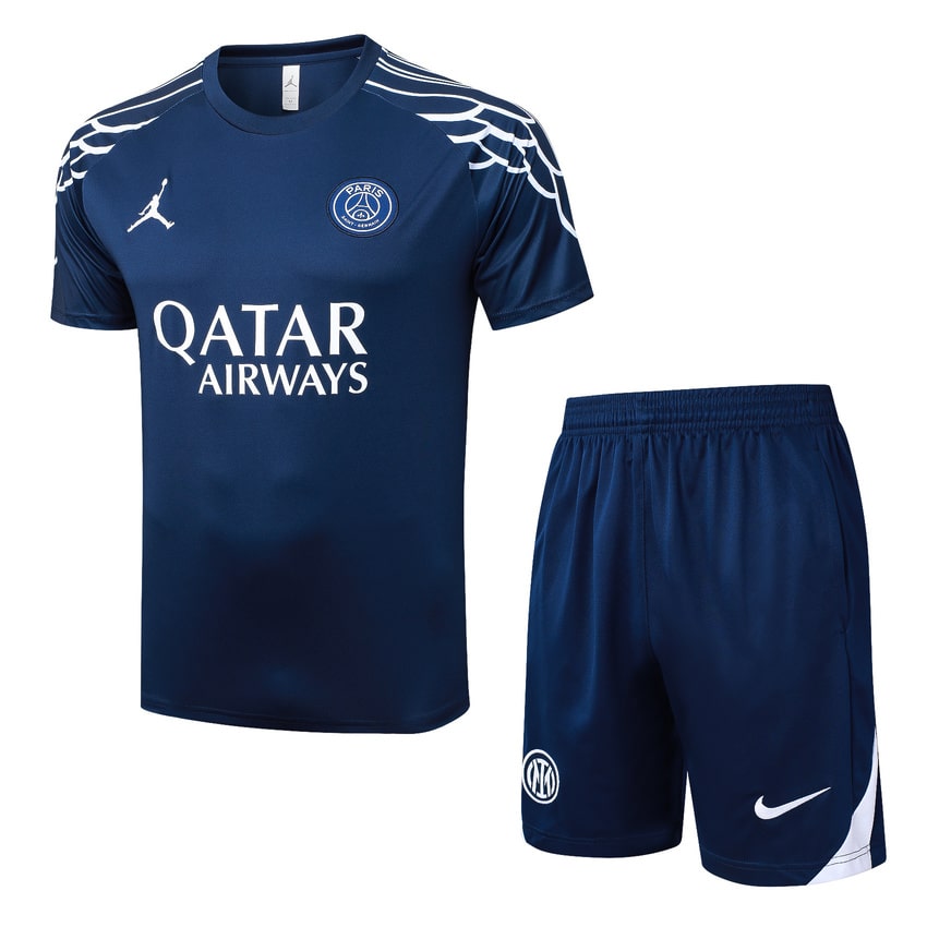 Ensemble Maillot Short PSG 2025 2026 Bleu Nuit (1)