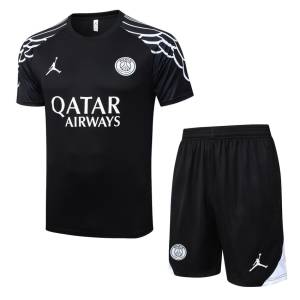 Ensemble Maillot Short PSG 2025 2026 Noir Nuit