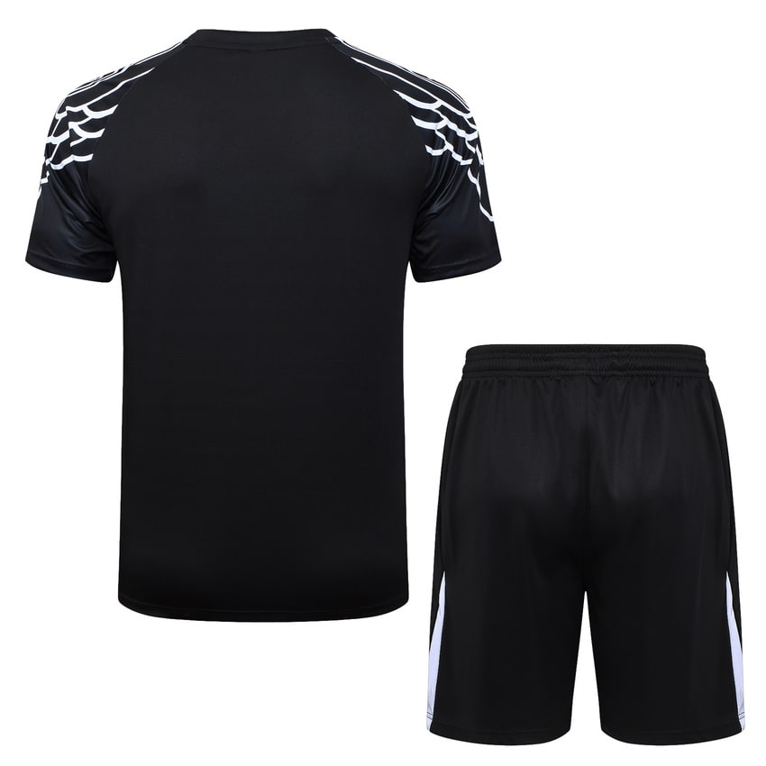 Ensemble Maillot Short PSG 2025 2026 Noir Nuit (4)