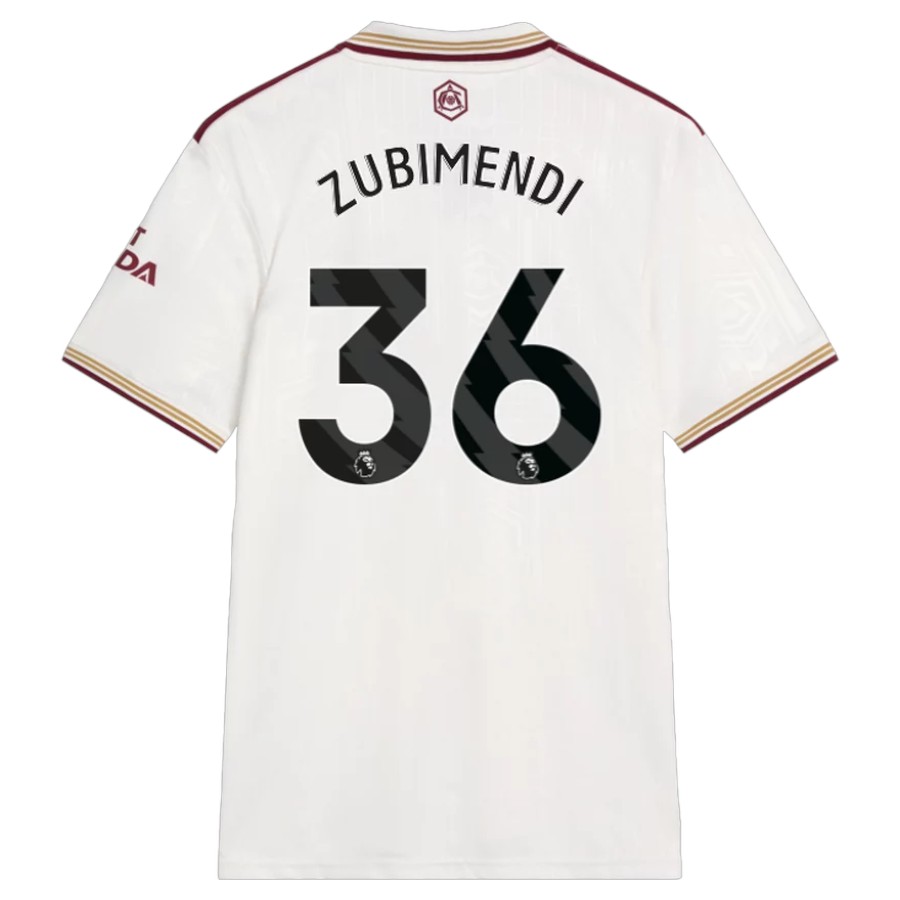 Maillot Arsenal Third 2025 2026 Zubimendi (2)
