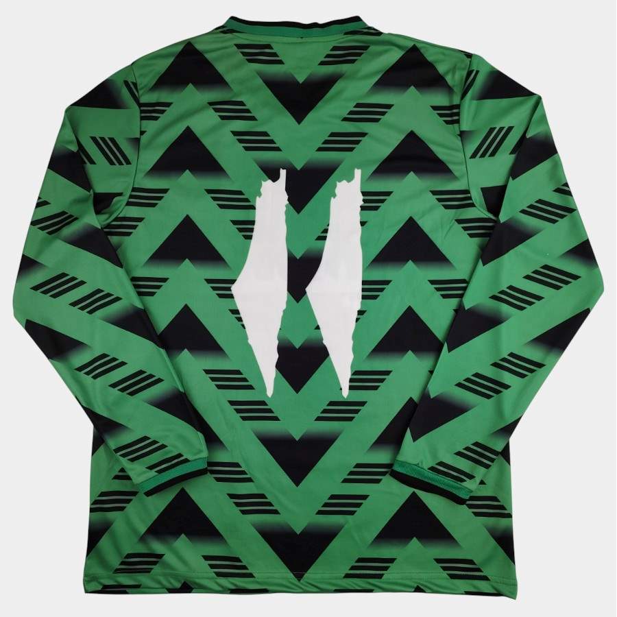 Maillot FC Palestine 2024 2025 Vert Manches Longues (2)