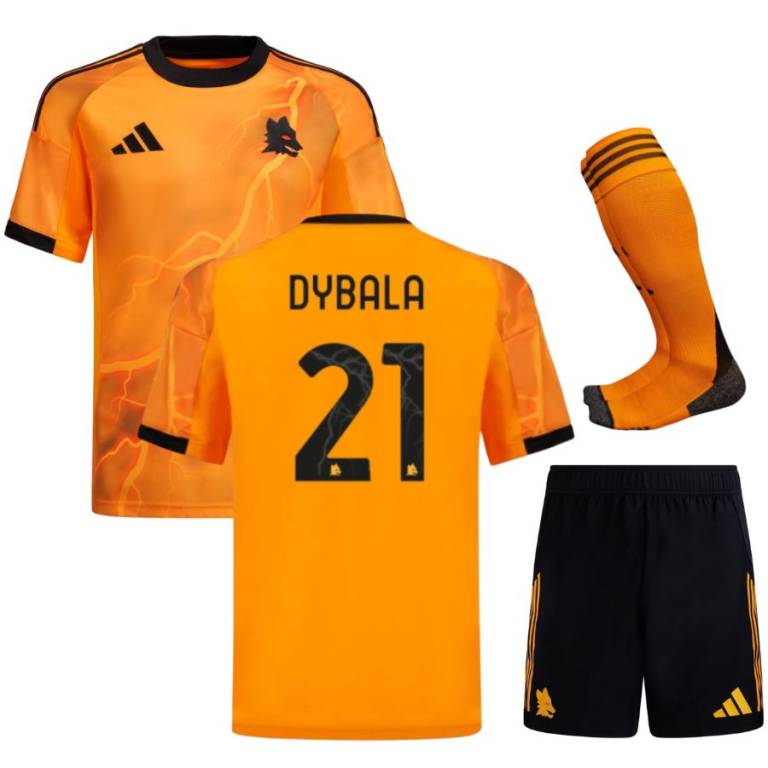 Maillot Kit Enfant AS Roma Exterieur 2025 2026 Dybala