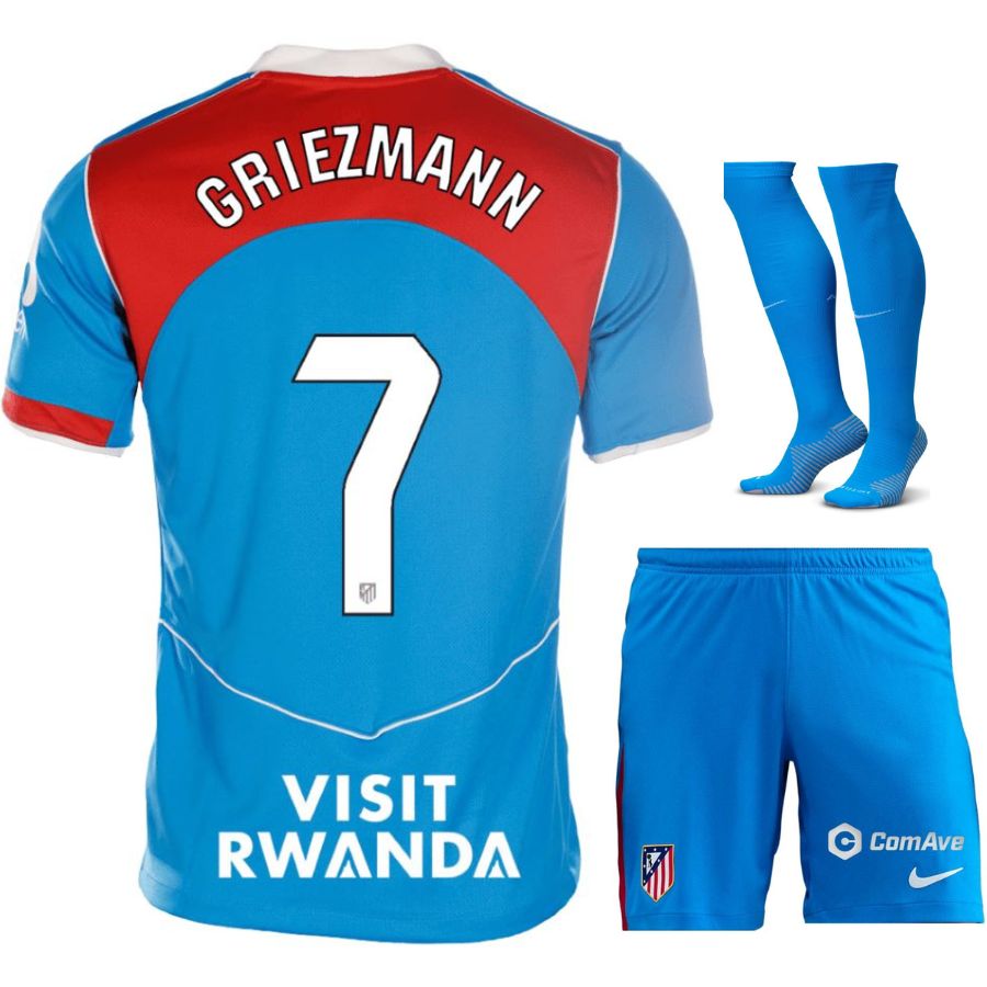 Maillot Kit Enfant Atletico Madrid Third 2025 2026 Griezmann (1)