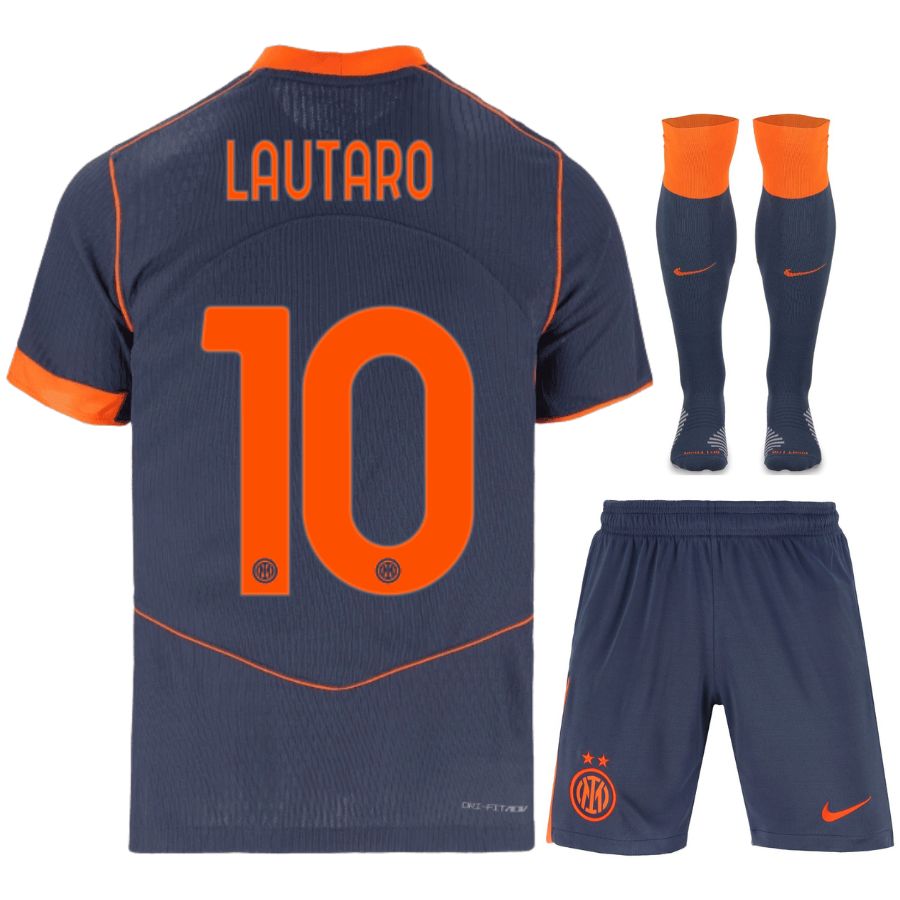 Maillot Kit Enfant Inter Milan Third 2025 2026 Lautaro