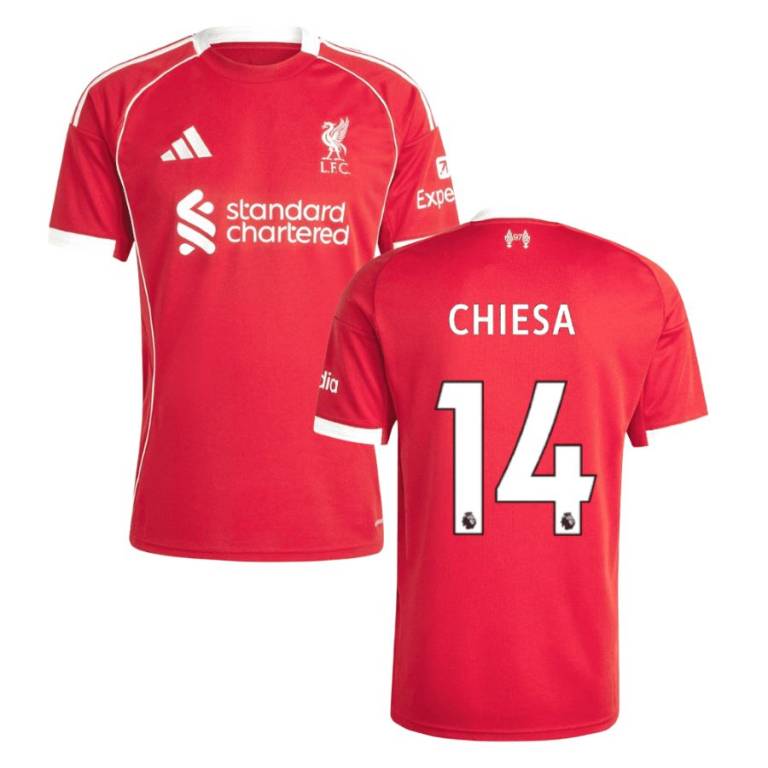 Maillot Liverpool Domicile 2025 2026 Chiesa (1)