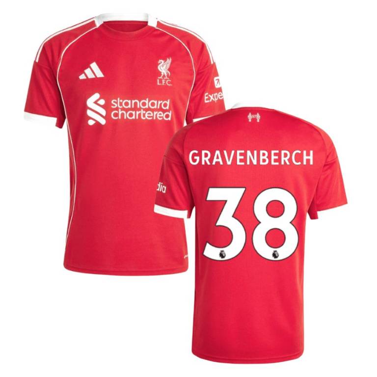 Maillot Liverpool Domicile 2025 2026 Gravenberch (1)