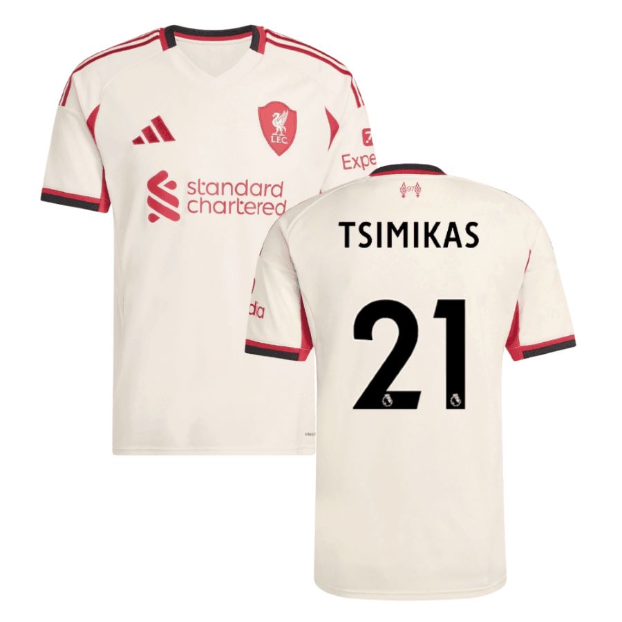 Maillot Liverpool Exterieur 2025 2026 Tsimikas (1)