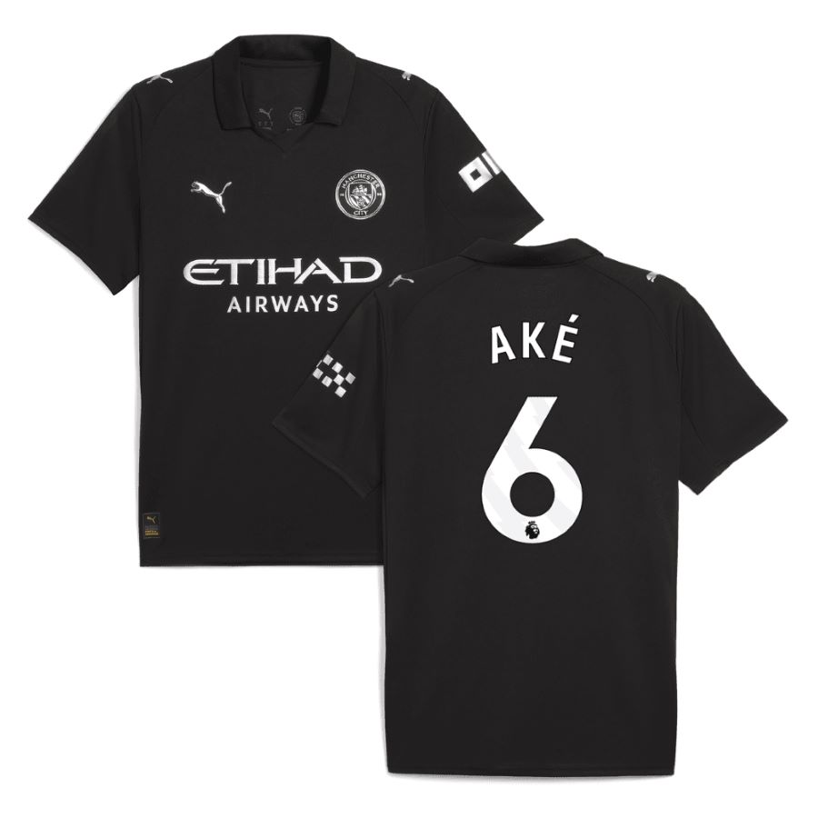 Maillot Manchester City Exterieur 2025 2026 Aké (1)