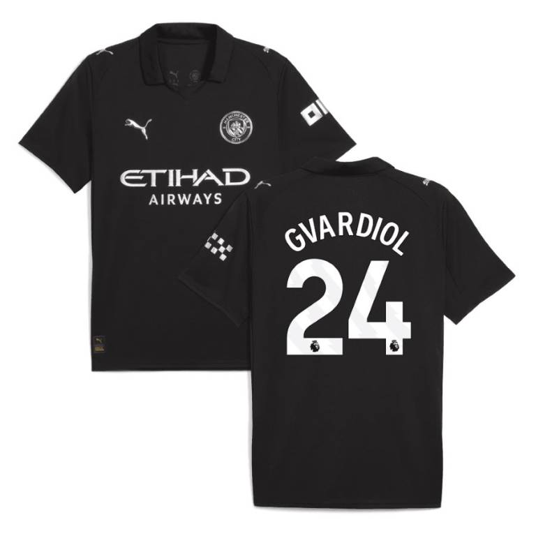 Maillot Manchester City Exterieur 2025 2026 Gvardiol (1)