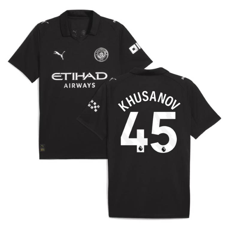 Maillot Manchester City Exterieur 2025 2026 Khusanov (1)