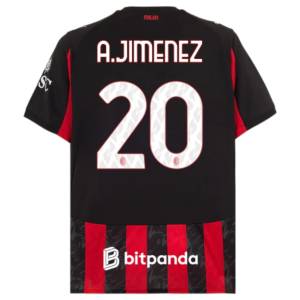 Maillot Milan AC Domicile 2025 2026 A. Jimenez (2)