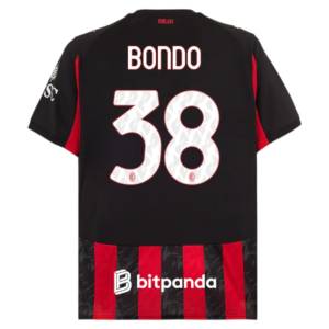 Maillot Milan AC Domicile 2025 2026 Bondo (2)