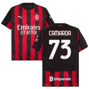 Maillot Milan AC Domicile 2025 2026 Camarda (1)