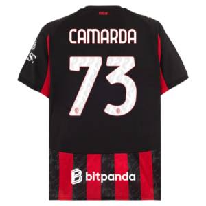Maillot Milan AC Domicile 2025 2026 Camarda (2)