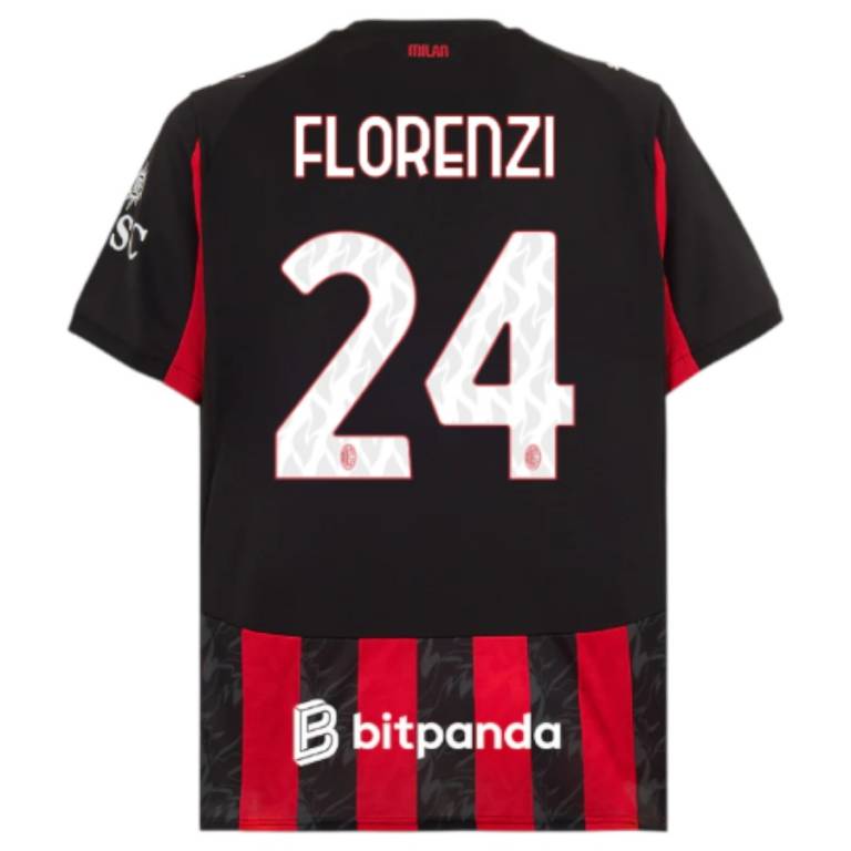 Maillot Milan AC Domicile 2025 2026 Florenzi (2)