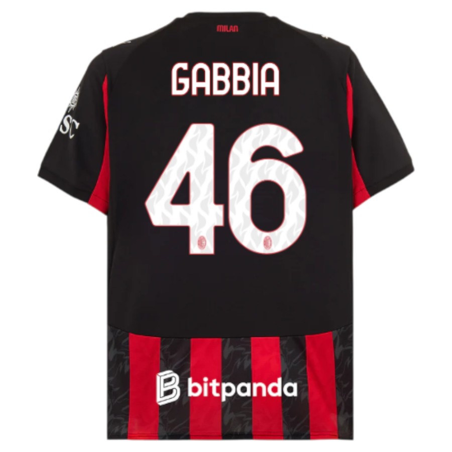 Maillot Milan AC Domicile 2025 2026 Gabbia (2)