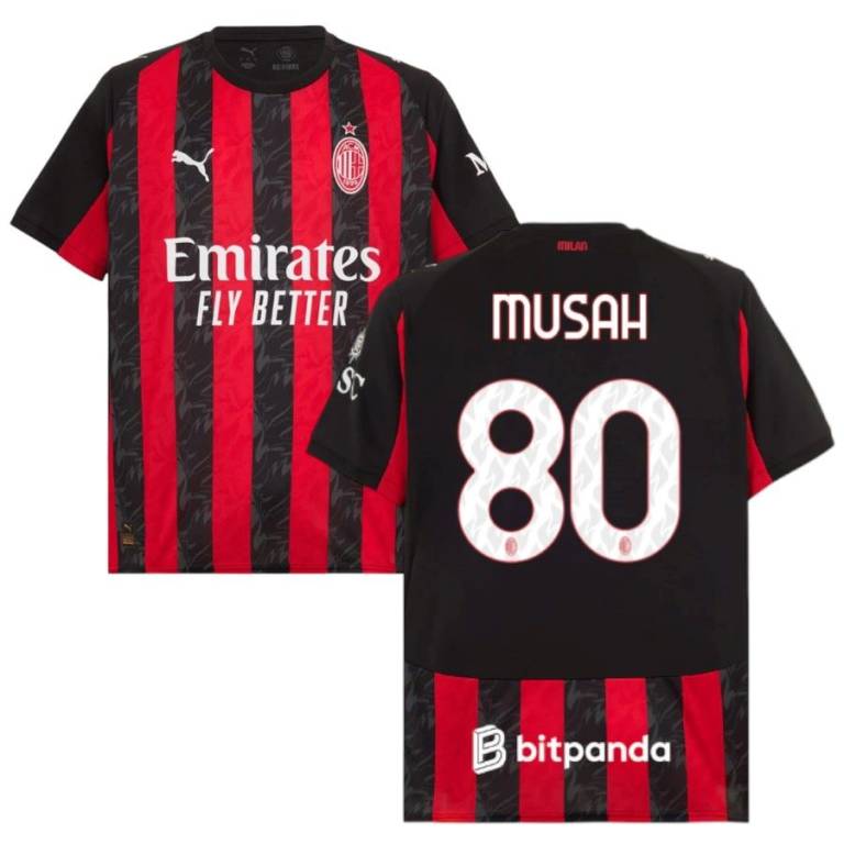 Maillot Milan AC Domicile 2025 2026 Musah (1)