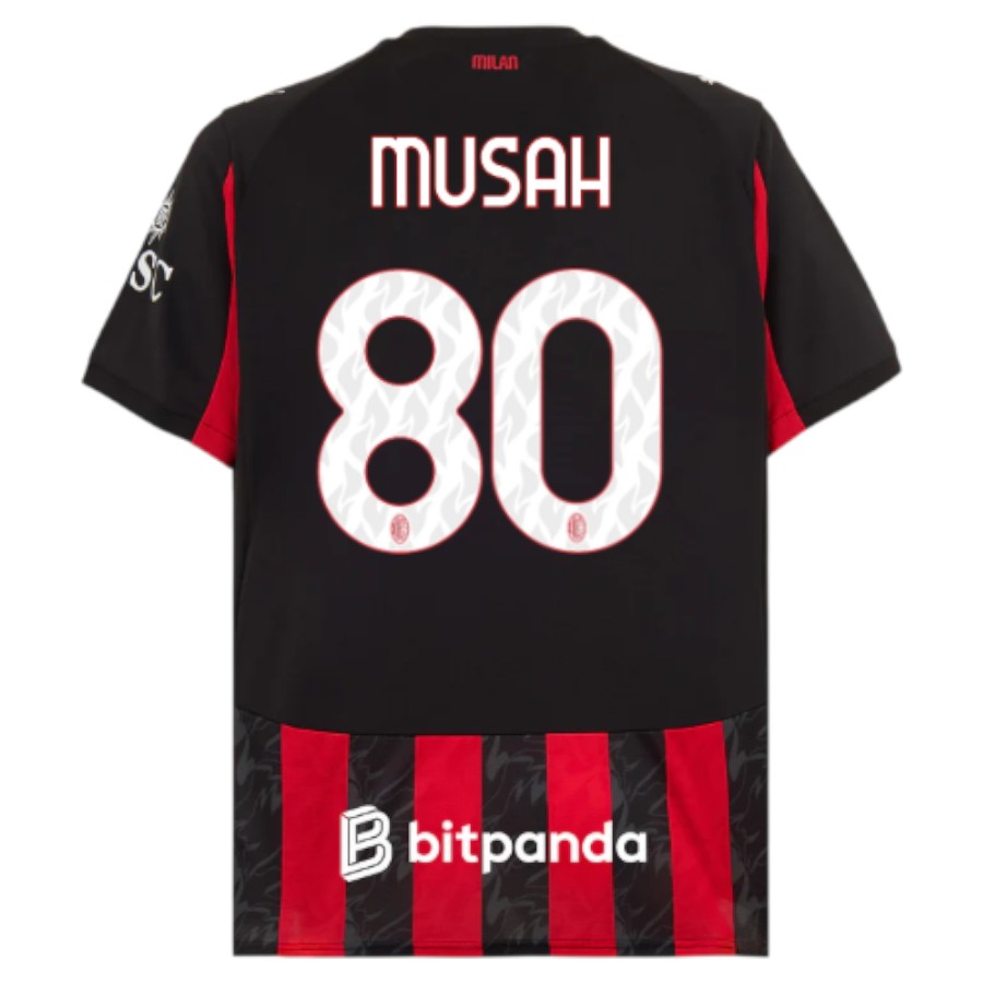 Maillot Milan AC Domicile 2025 2026 Musah (2)