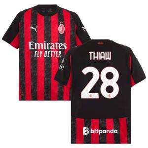 Maillot Milan AC Domicile 2025 2026 Thiaw (1)