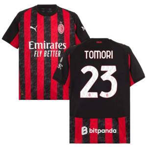 Maillot Milan AC Domicile 2025 2026 Tomori (1)