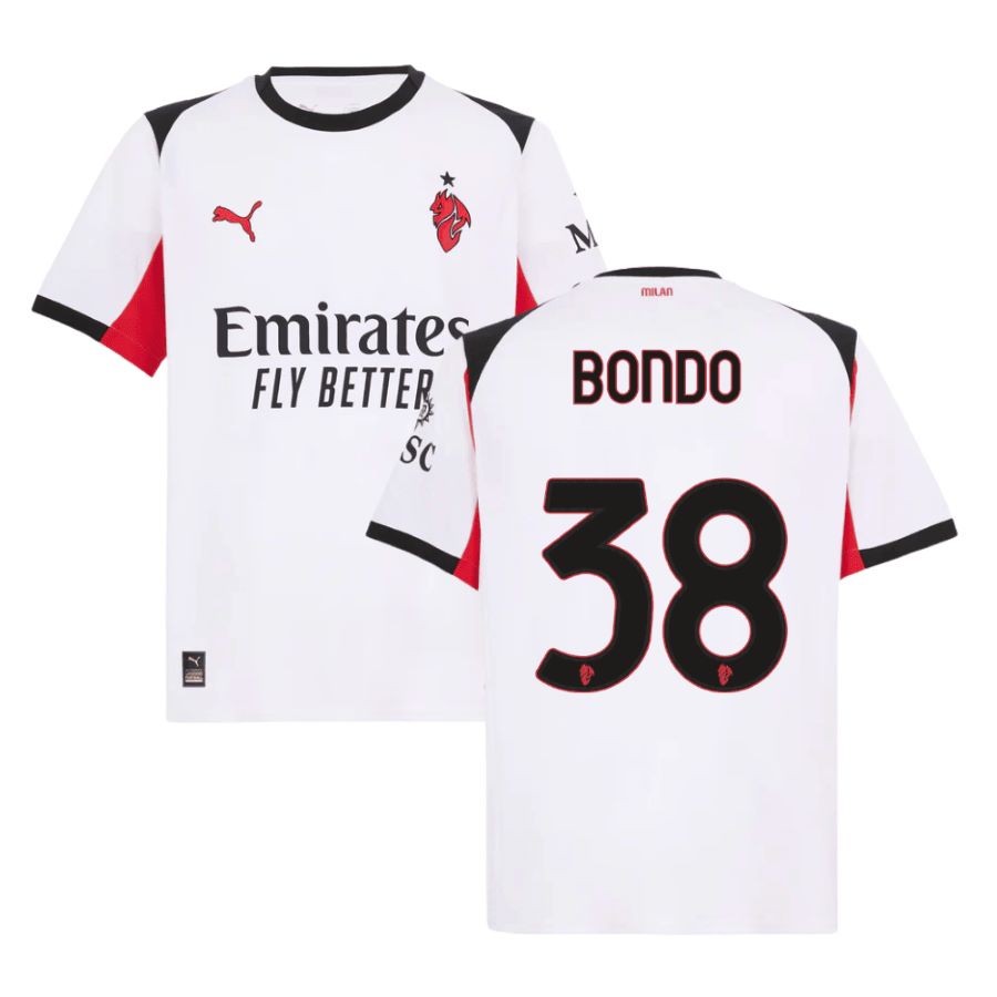 Maillot Milan AC Exterieur 2025 2026 Bondo (1)