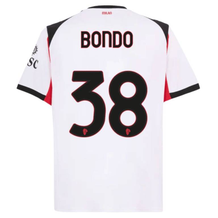 Maillot Milan AC Exterieur 2025 2026 Bondo (2)
