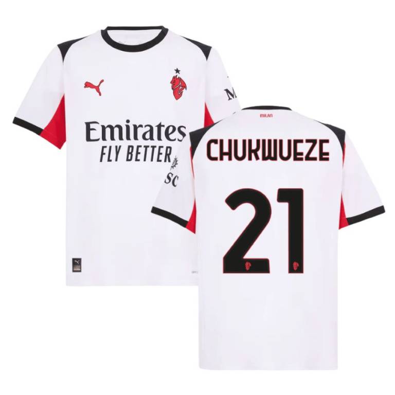 Maillot Milan AC Exterieur 2025 2026 Chukwueze (1)