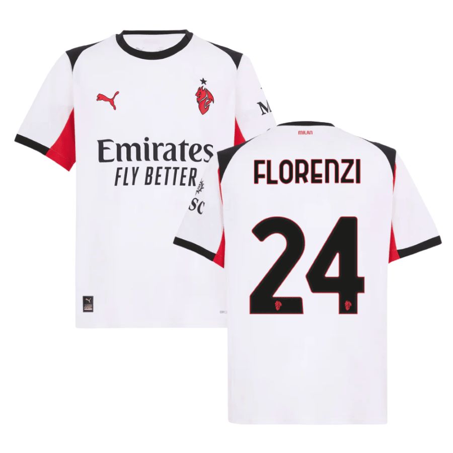 Maillot Milan AC Exterieur 2025 2026 Florenzi (1)