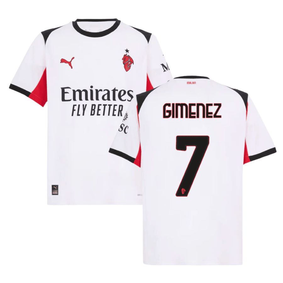 Maillot Milan AC Exterieur 2025 2026 Gimenez (1)