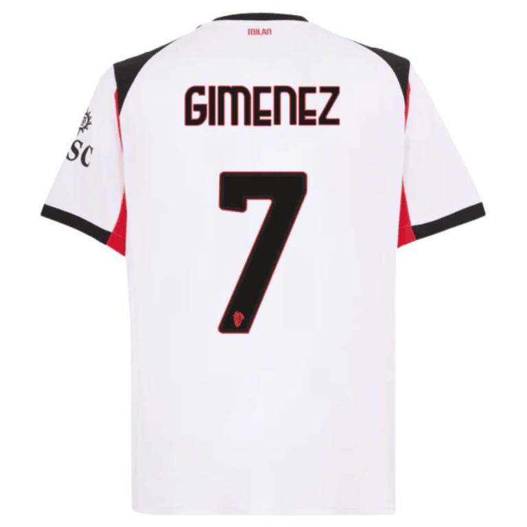 Maillot Milan AC Exterieur 2025 2026 Gimenez (2)