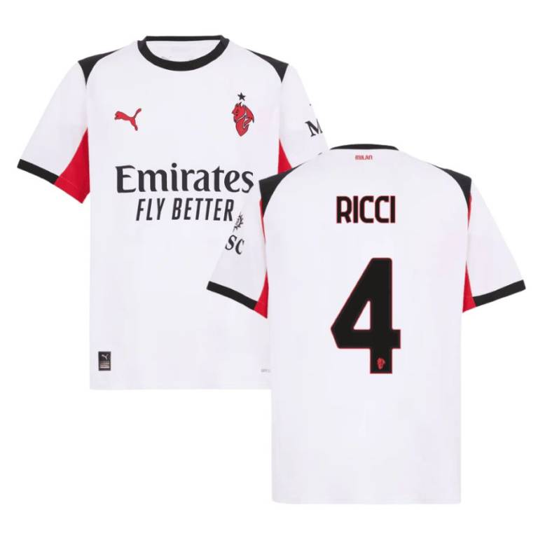 Maillot Milan AC Exterieur 2025 2026 Ricci (1)